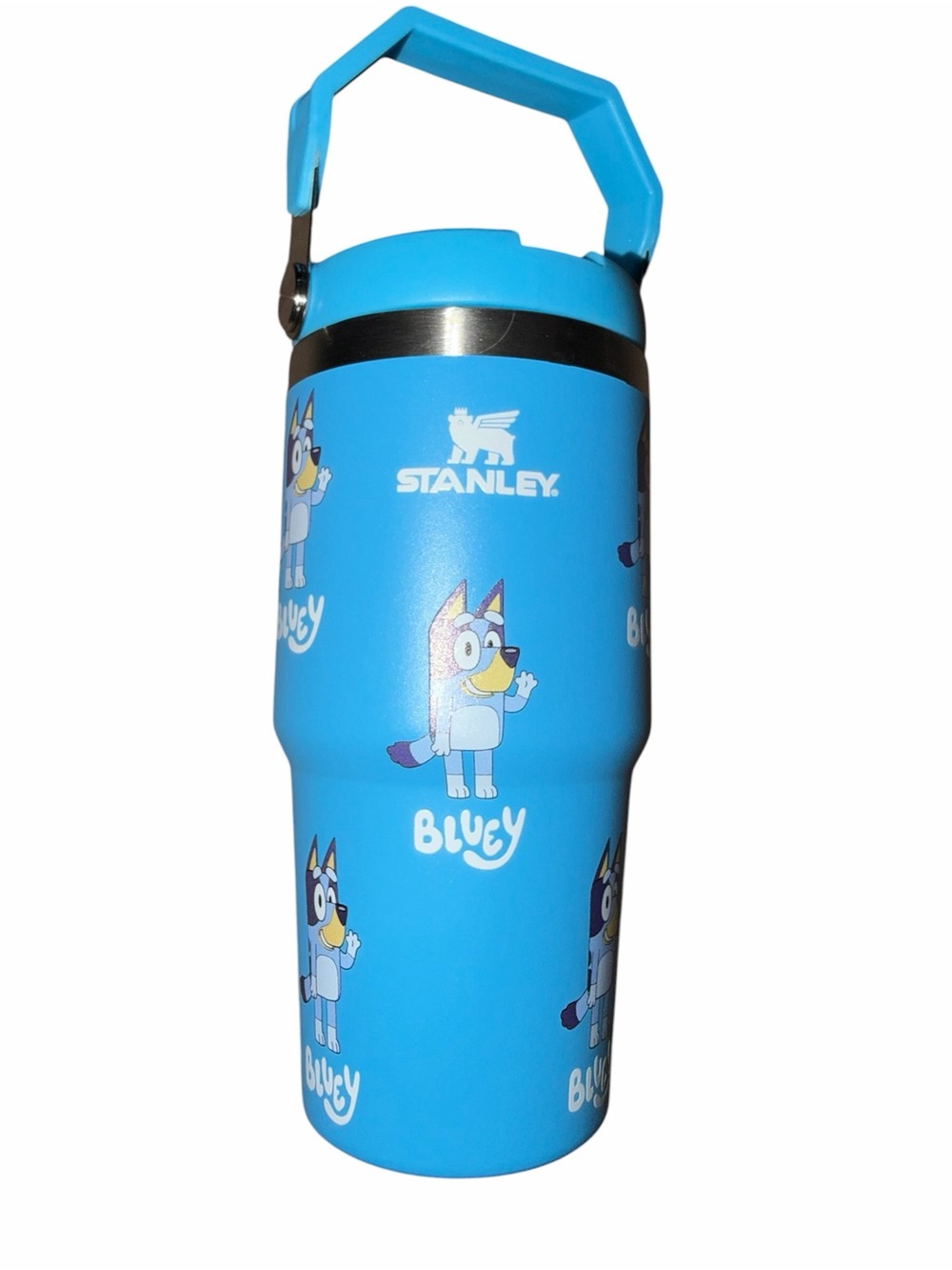 Stanley Blue Character Insulated Stanley  Tumbler with handle 20 ounce